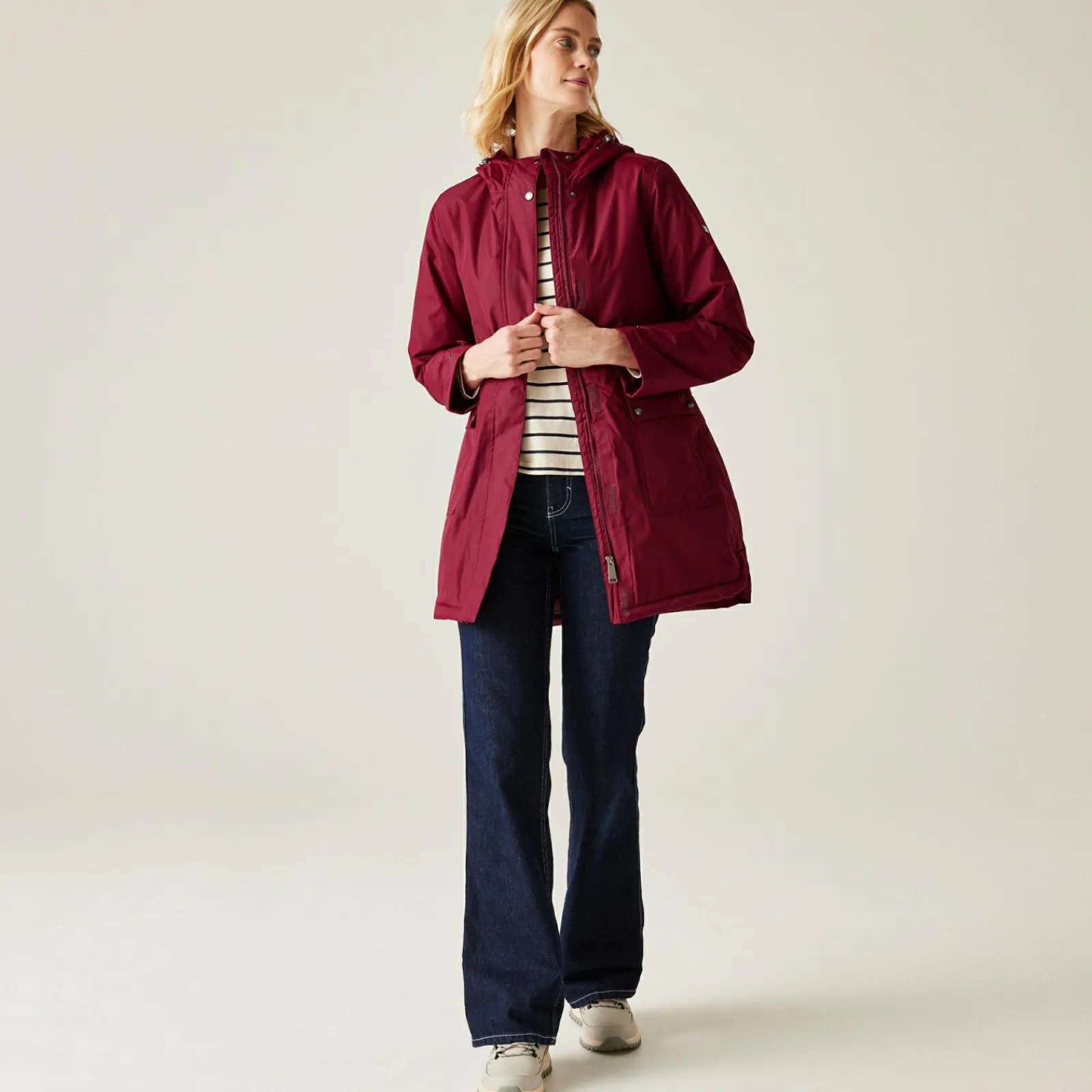 Regatta Sabinka Parka avec bordure en fausse fourrure pour femme |<Femme Parkas|Vestes Chaudes