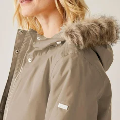 Regatta Sabinka Parka avec bordure en fausse fourrure pour femme |<Femme Parkas|Vestes Chaudes