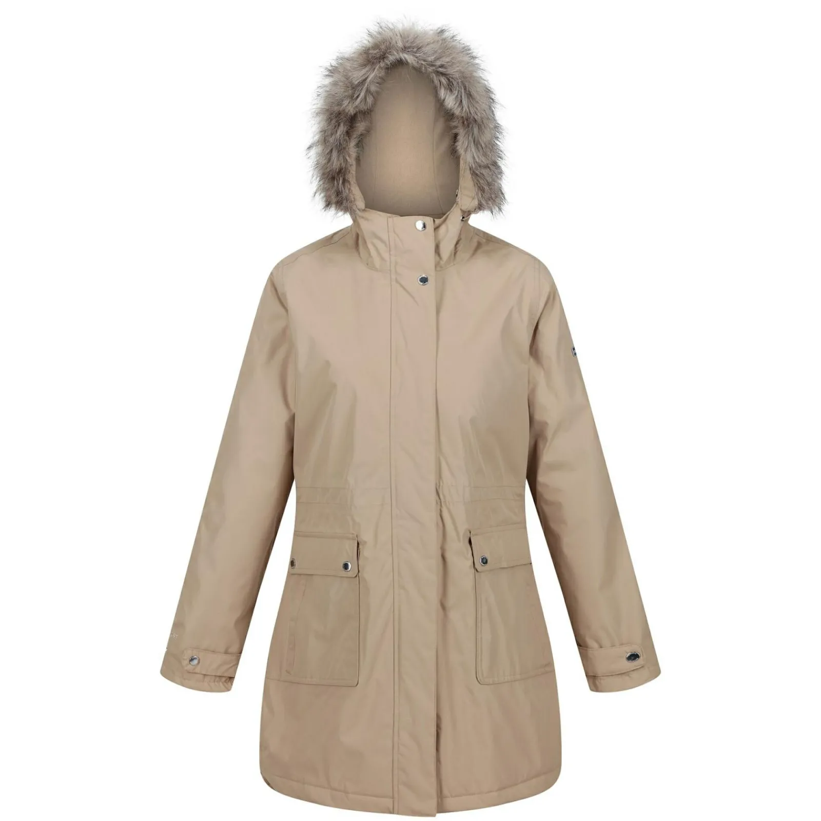 Regatta Sabinka Parka avec bordure en fausse fourrure pour femme |<Femme Parkas|Vestes Chaudes