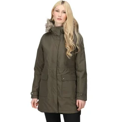 Regatta Sabinka Parka avec bordure en fausse fourrure pour femme |<Femme Parkas|Vestes Chaudes