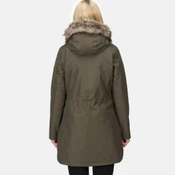 Regatta Sabinka Parka avec bordure en fausse fourrure pour femme |<Femme Parkas|Vestes Chaudes
