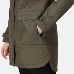 Regatta Sabinka Parka avec bordure en fausse fourrure pour femme |<Femme Parkas|Vestes Chaudes
