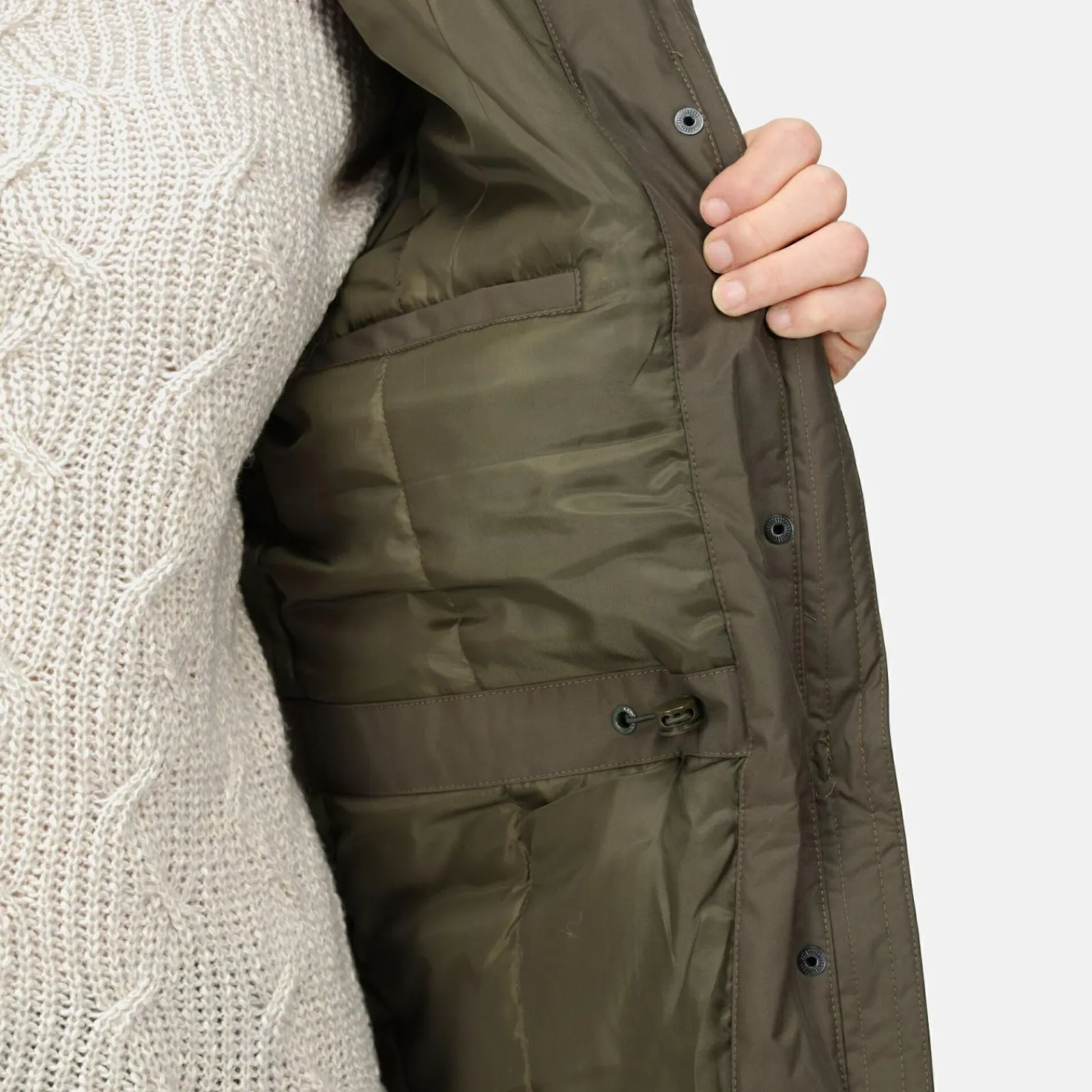 Regatta Sabinka Parka avec bordure en fausse fourrure pour femme |<Femme Parkas|Vestes Chaudes