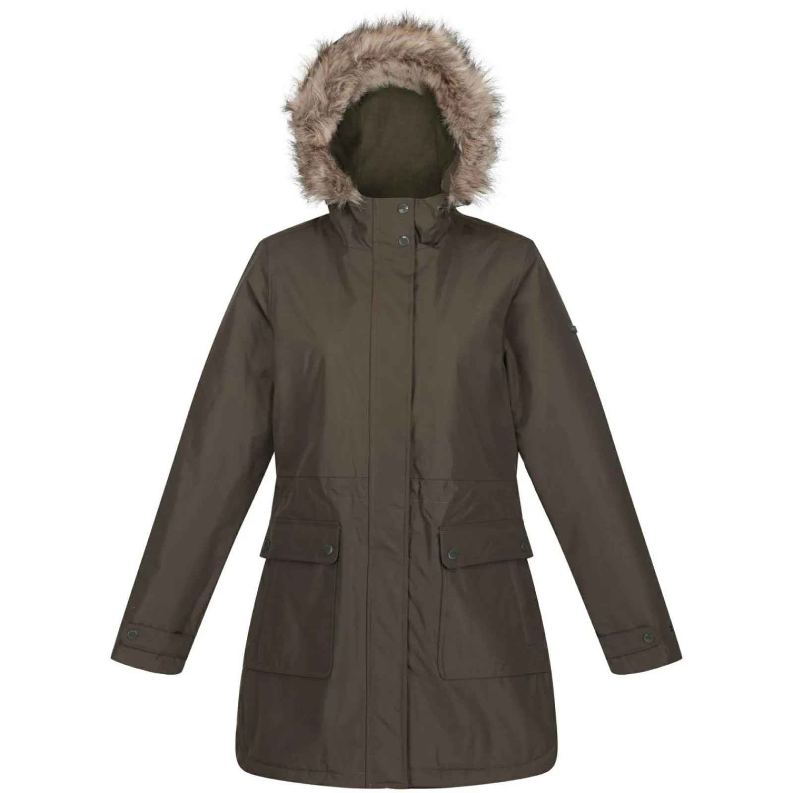 Regatta Sabinka Parka avec bordure en fausse fourrure pour femme |<Femme Parkas|Vestes Chaudes