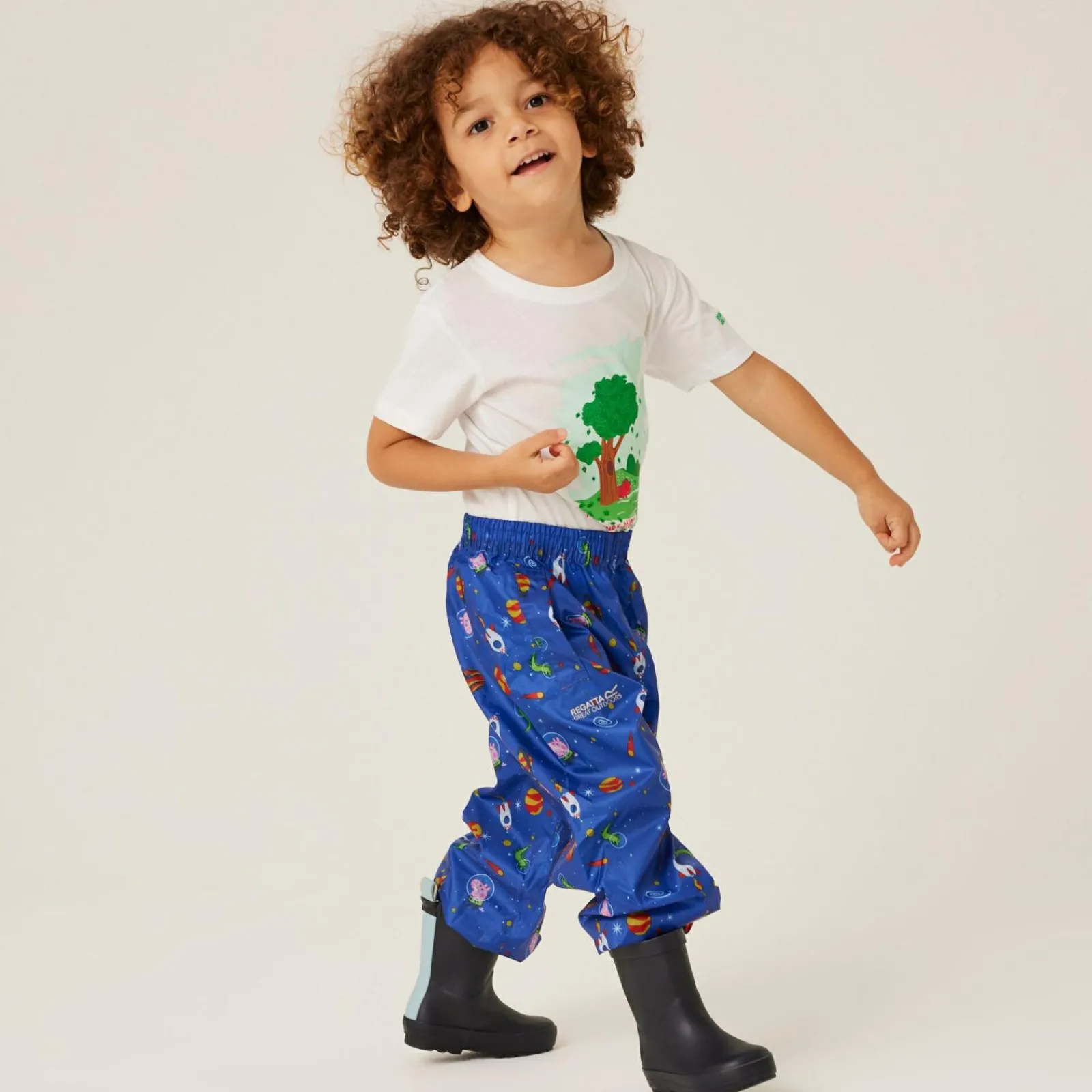 Regatta Surpantalon Junior imperméable avec design Peppa Pig Pack-It |<Enfant Petits Aventuriers|Peppa Pig