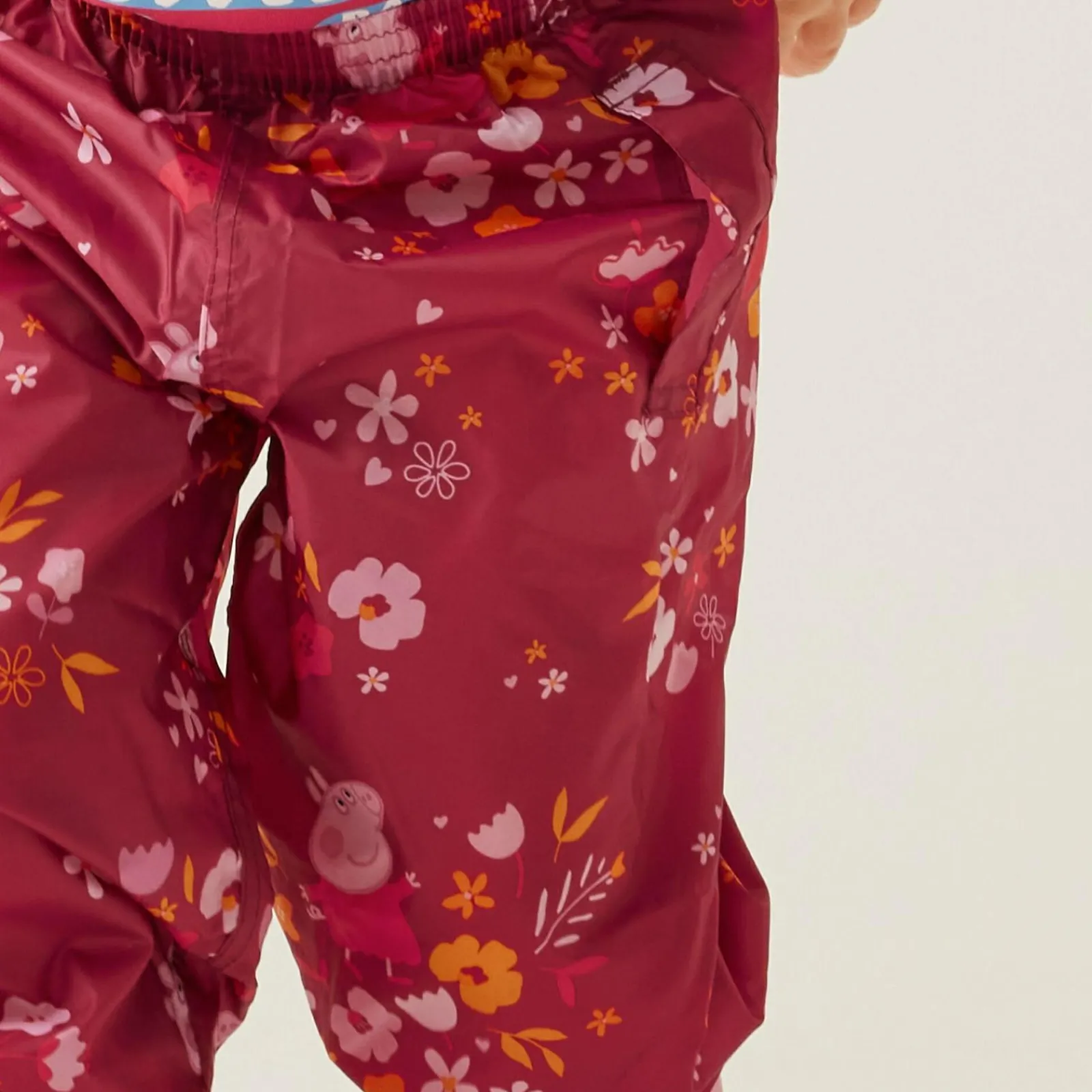 Regatta Surpantalon Junior imperméable avec design Peppa Pig Pack-It |<Enfant Vêtements De Fille|Pantalons Imperméables