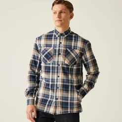 Regatta Thamos Homme Chemise à carreaux doublée polaire à manches longues |<Homme/Femme Chemises