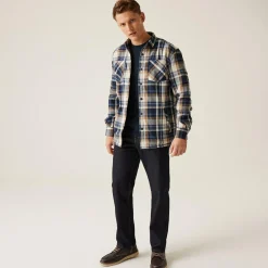 Regatta Thamos Homme Chemise à carreaux doublée polaire à manches longues |<Homme/Femme Chemises