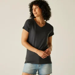 Regatta T-shirt à col en V Elkie pour femme |<Femme T-Shirts