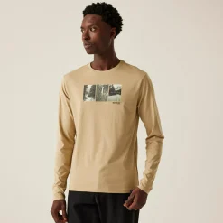 Regatta T-shirt à manches longues Maylow pour homme |<Homme/Femme T-Shirts