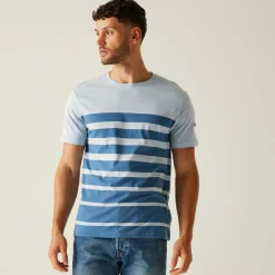 Regatta T-shirt à rayures Shorebay III pour homme |<Homme/Femme T-Shirts