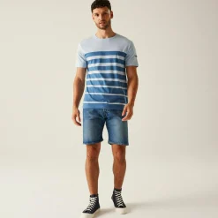 Regatta T-shirt à rayures Shorebay III pour homme |<Homme/Femme T-Shirts