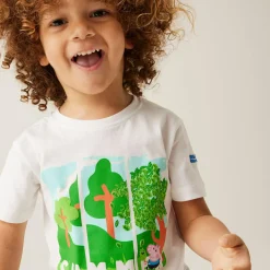 Regatta T-shirt Junior manches courtes avec imprimés design Peppa Pig |<Enfant Petits Aventuriers|Peppa Pig