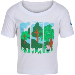 Regatta T-shirt Junior manches courtes avec imprimés design Peppa Pig |<Enfant Petits Aventuriers|Peppa Pig