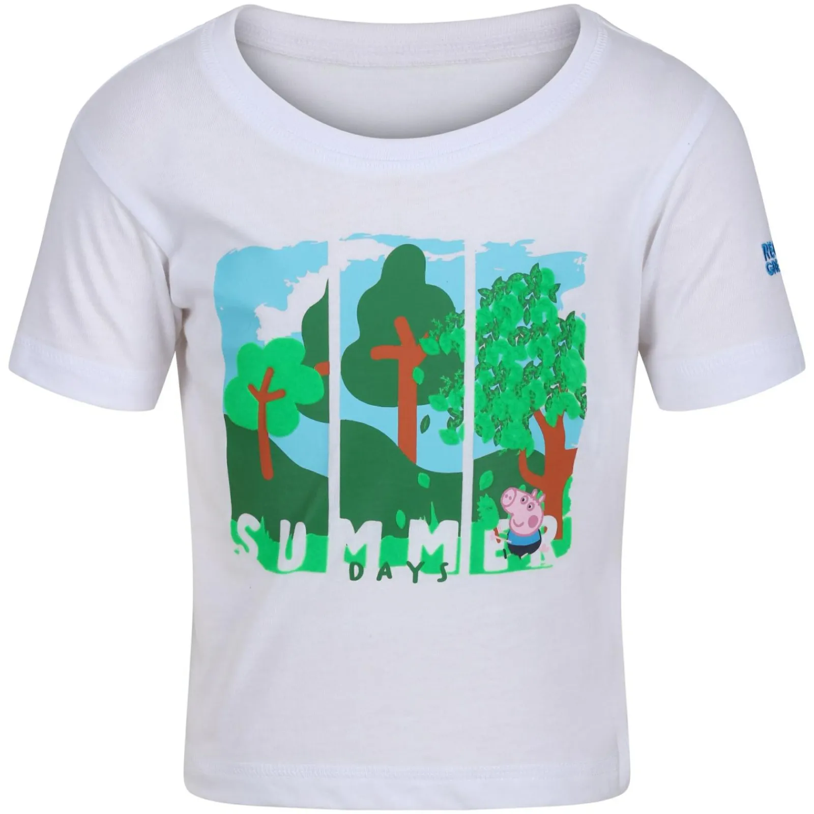 Regatta T-shirt Junior manches courtes avec imprimés design Peppa Pig |<Enfant Petits Aventuriers|Peppa Pig