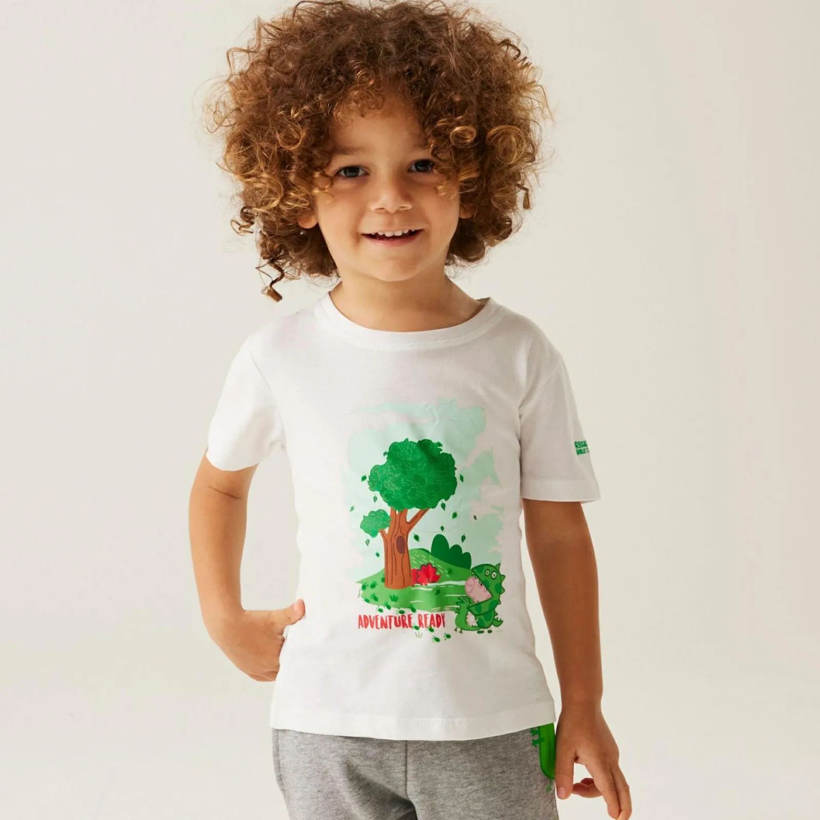 Regatta T-shirt Junior manches courtes avec imprimés design Peppa Pig |<Enfant Petits Aventuriers|Peppa Pig