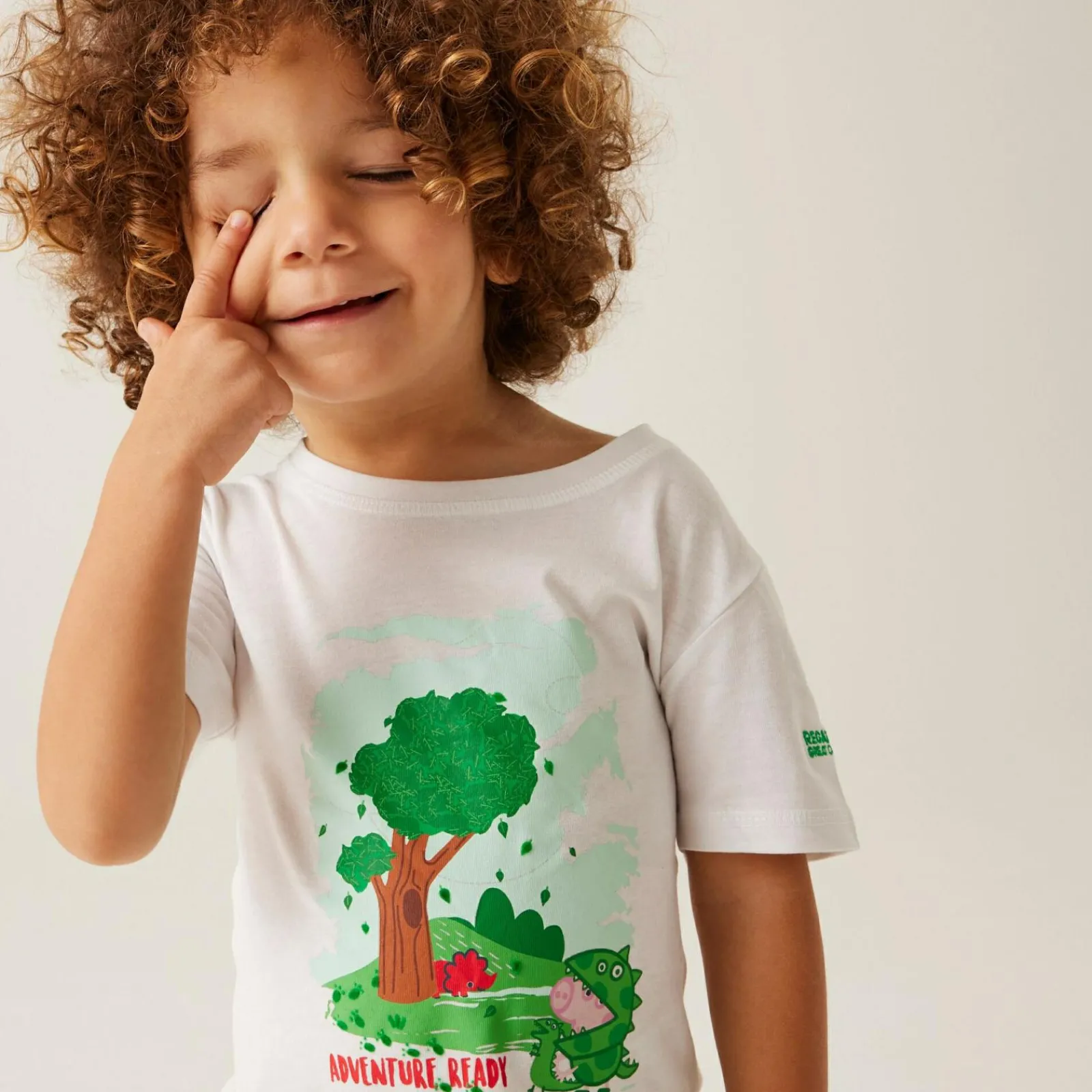 Regatta T-shirt Junior manches courtes avec imprimés design Peppa Pig |<Enfant Petits Aventuriers|Peppa Pig