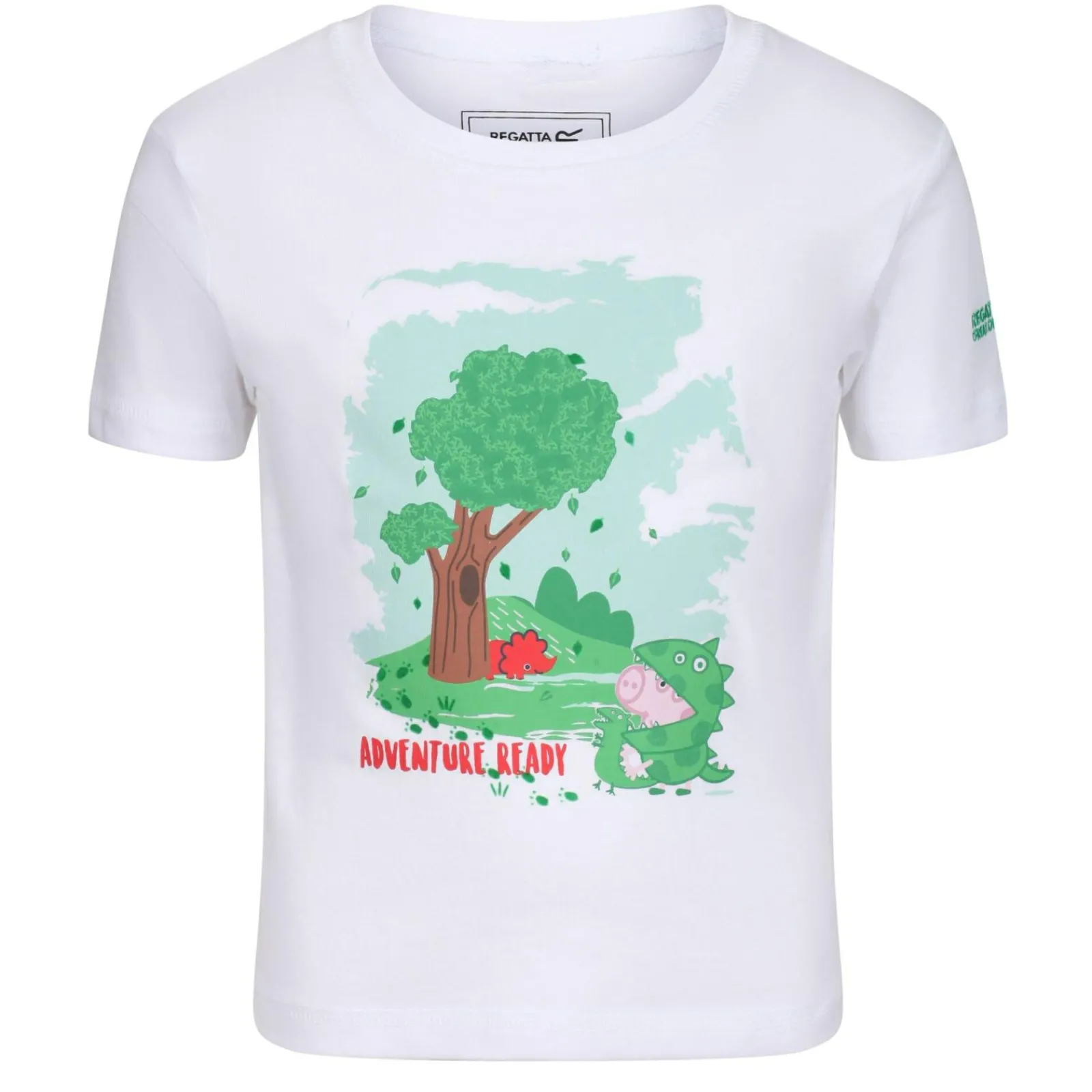 Regatta T-shirt Junior manches courtes avec imprimés design Peppa Pig |<Enfant Petits Aventuriers|Peppa Pig