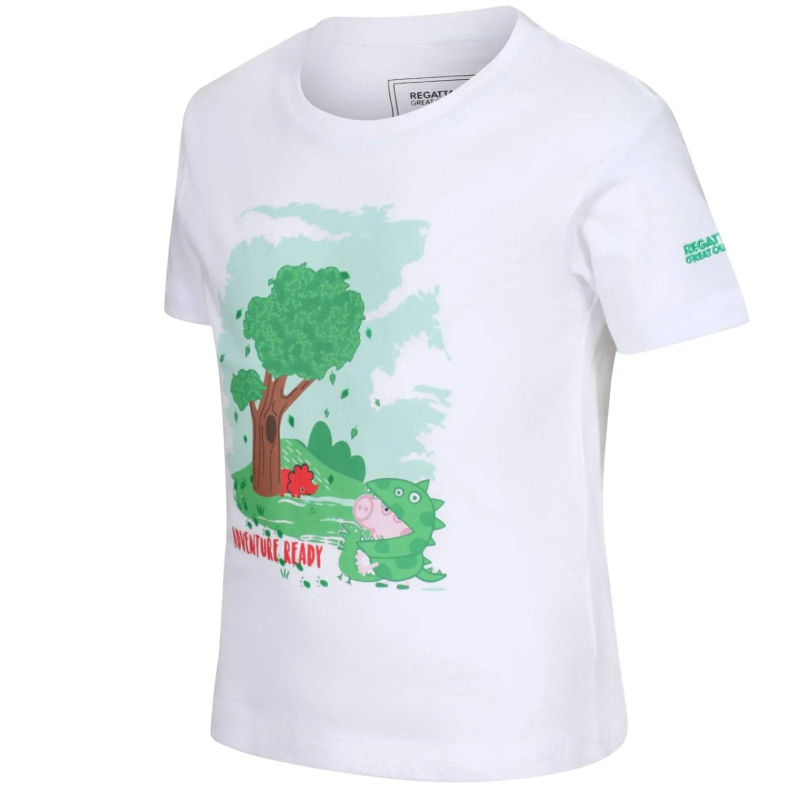 Regatta T-shirt Junior manches courtes avec imprimés design Peppa Pig |<Enfant Petits Aventuriers|Peppa Pig