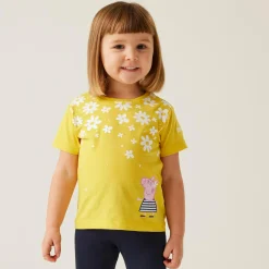 Regatta T-shirt Junior manches courtes avec imprimés design Peppa Pig |<Enfant Petits Aventuriers|Peppa Pig