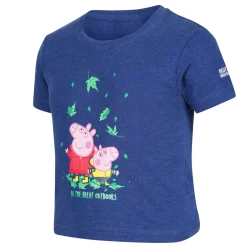 Regatta T-shirt Junior manches courtes avec imprimés design Peppa Pig |<Enfant Petits Aventuriers|Peppa Pig