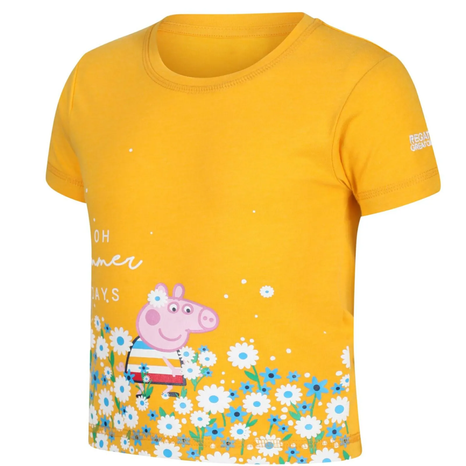 Regatta T-shirt Junior manches courtes avec imprimés design Peppa Pig |<Enfant Petits Aventuriers|Peppa Pig