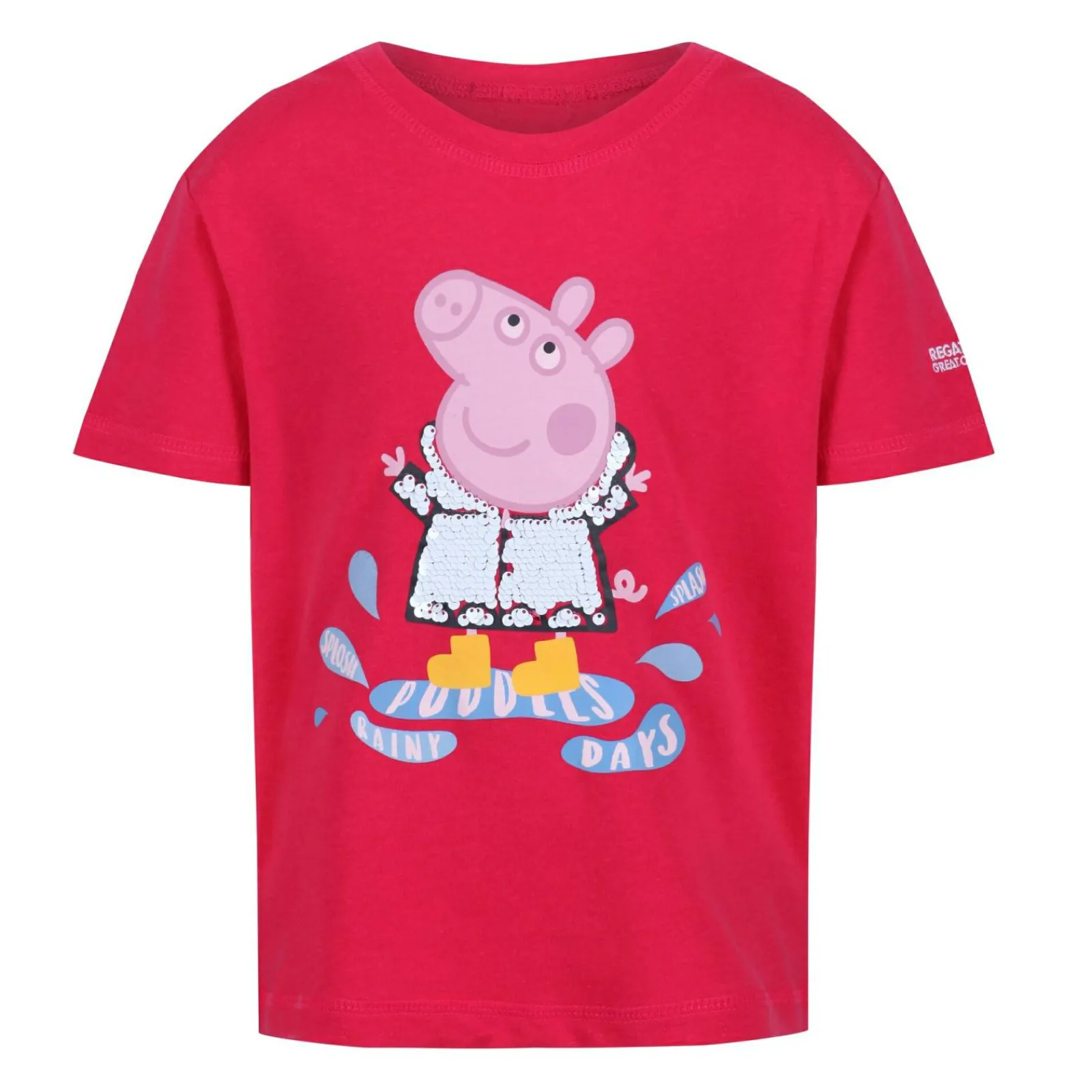 Regatta T-shirt Junior manches courtes avec imprimés design Peppa Pig |<Enfant Petits Aventuriers|Peppa Pig
