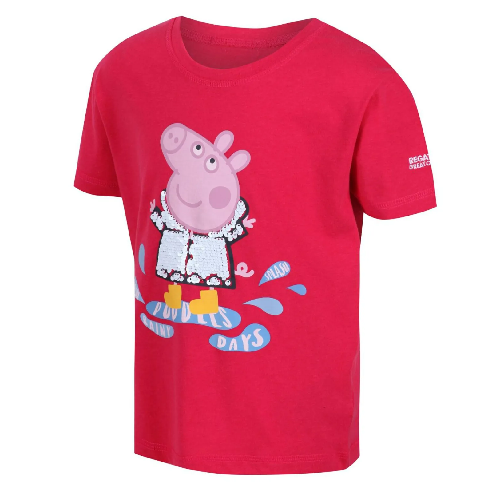 Regatta T-shirt Junior manches courtes avec imprimés design Peppa Pig |<Enfant Petits Aventuriers|Peppa Pig