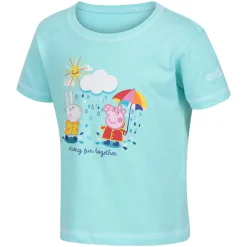 Regatta T-shirt Junior manches courtes avec imprimés design Peppa Pig |<Enfant Petits Aventuriers|Peppa Pig