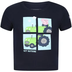 Regatta T-shirt Junior manches courtes avec imprimés design Peppa Pig |<Enfant Petits Aventuriers|Peppa Pig