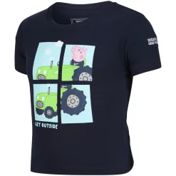 Regatta T-shirt Junior manches courtes avec imprimés design Peppa Pig |<Enfant Petits Aventuriers|Peppa Pig
