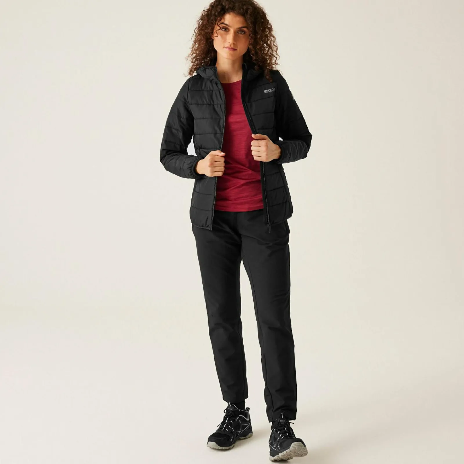 Regatta Veste à capuche Femme matelassée isolante HELFA |<Femme Doudounes|Vestes Chaudes