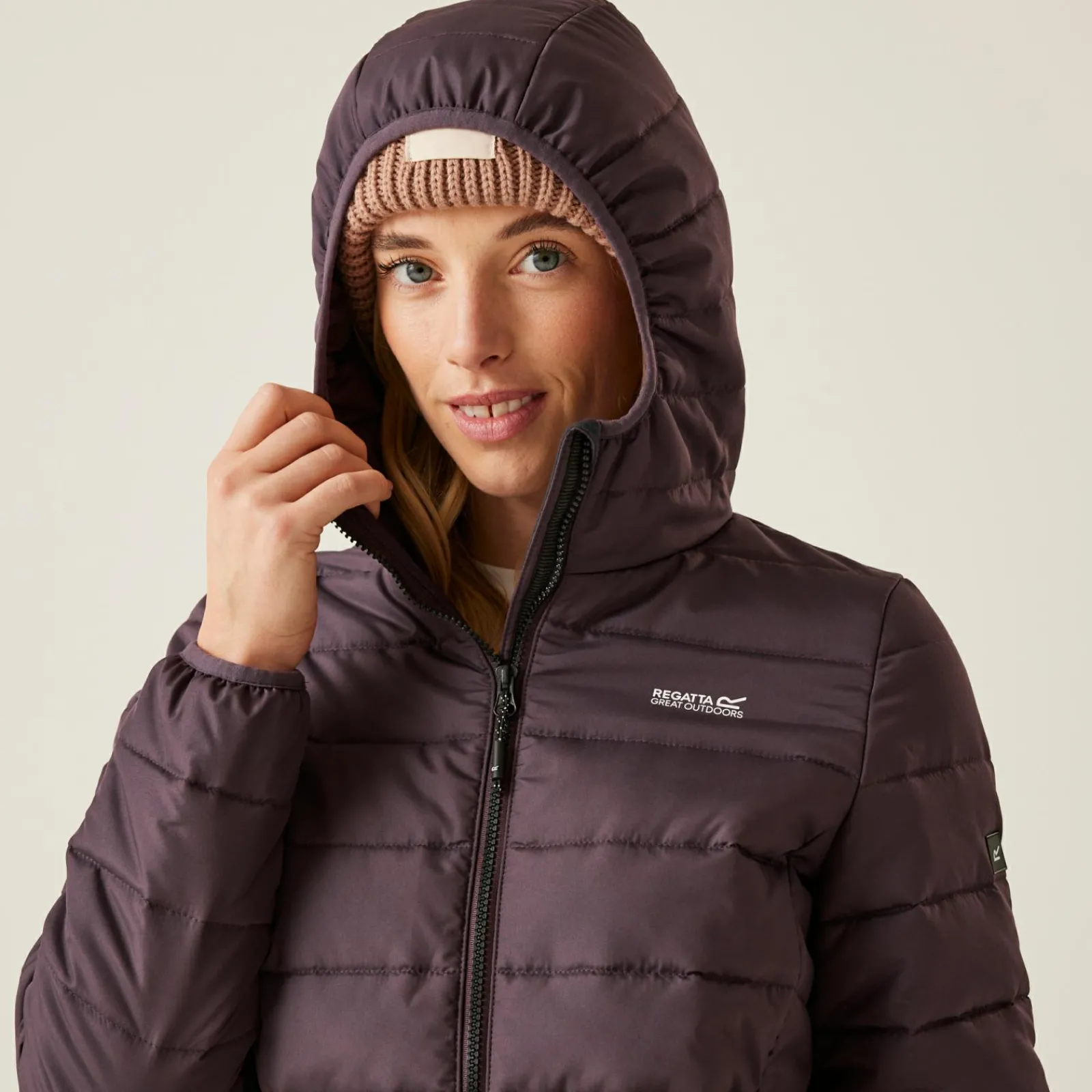 Regatta Veste à capuche Femme matelassée isolante HELFA |<Femme Doudounes|Vestes Chaudes