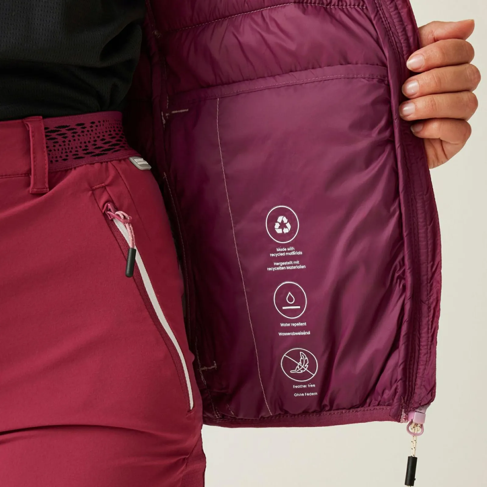 Regatta Veste à capuche Hillpack IV pour femme |<Femme Vestes Chaudes|Vestes Légères