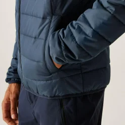 Regatta Veste à capuche Homme matelassée isolante HELFA |<Homme Doudounes|Vestes Isolantes