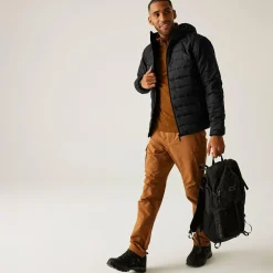 Regatta Veste à capuche Homme matelassée isolante HELFA |<Homme Doudounes|Vestes Isolantes