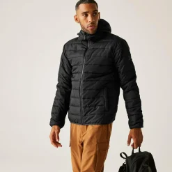 Regatta Veste à capuche Homme matelassée isolante HELFA |<Homme Doudounes|Vestes Isolantes