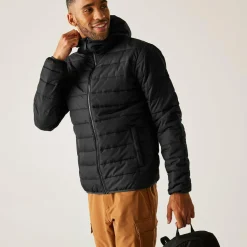 Regatta Veste à capuche Homme matelassée isolante HELFA |<Homme Doudounes|Vestes Isolantes