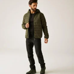 Regatta Veste à capuche Homme matelassée isolante HELFA |<Homme Doudounes|Vestes Isolantes