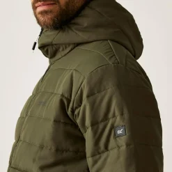 Regatta Veste à capuche Homme matelassée isolante HELFA |<Homme Doudounes|Vestes Isolantes