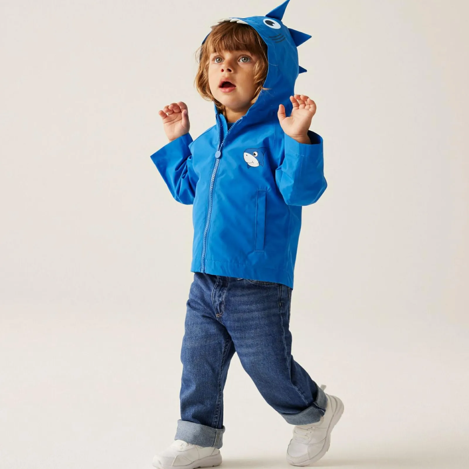 Regatta Veste à capuche Junior imperméable et légère avec imprimés animal |<Enfant Vêtements Garçon|Vestes Légères