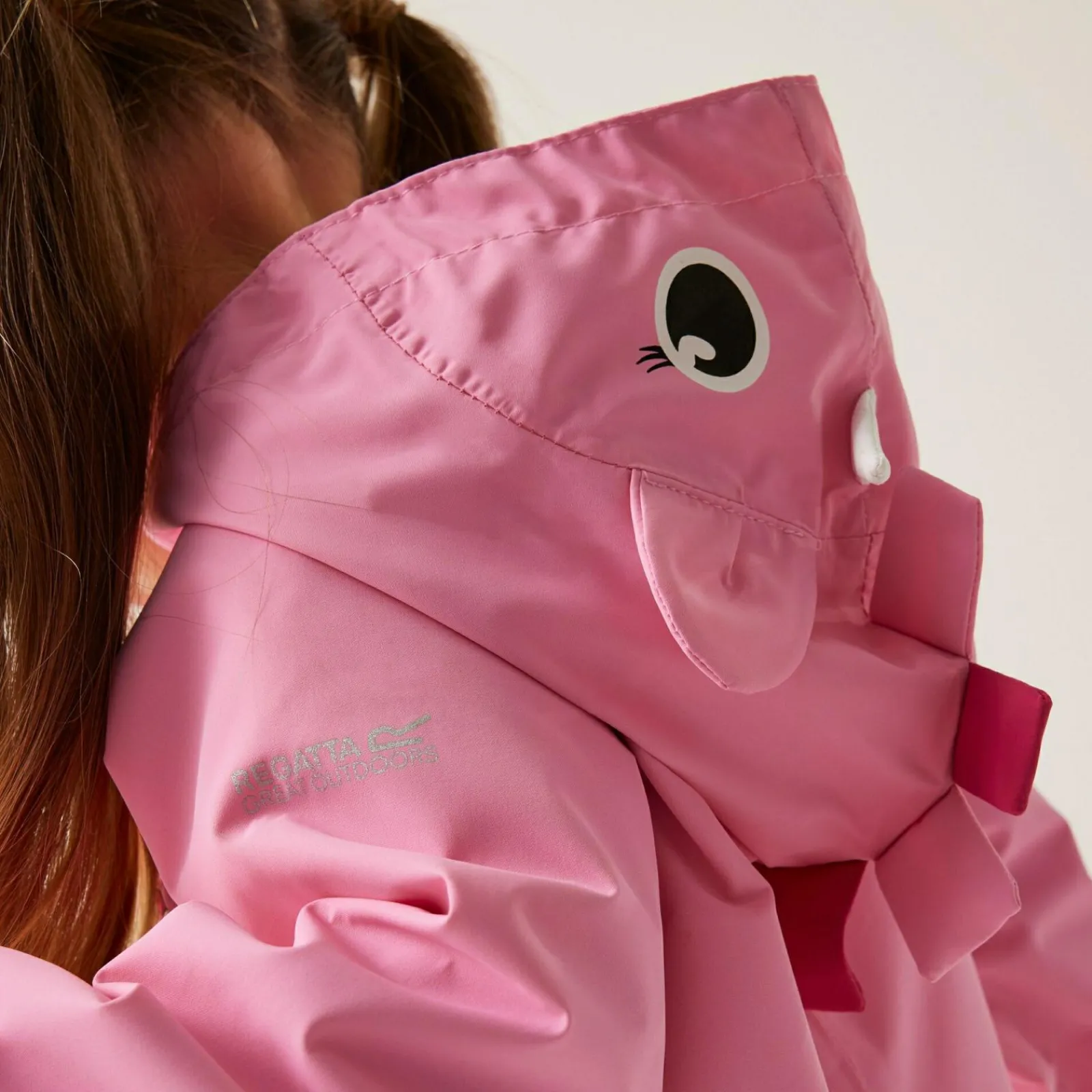 Regatta Veste à capuche Junior imperméable et légère avec imprimés animal |<Enfant Vêtements De Fille|Vestes Légères
