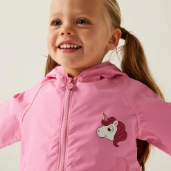 Regatta Veste à capuche Junior imperméable et légère avec imprimés animal |<Enfant Vêtements De Fille|Vestes Légères