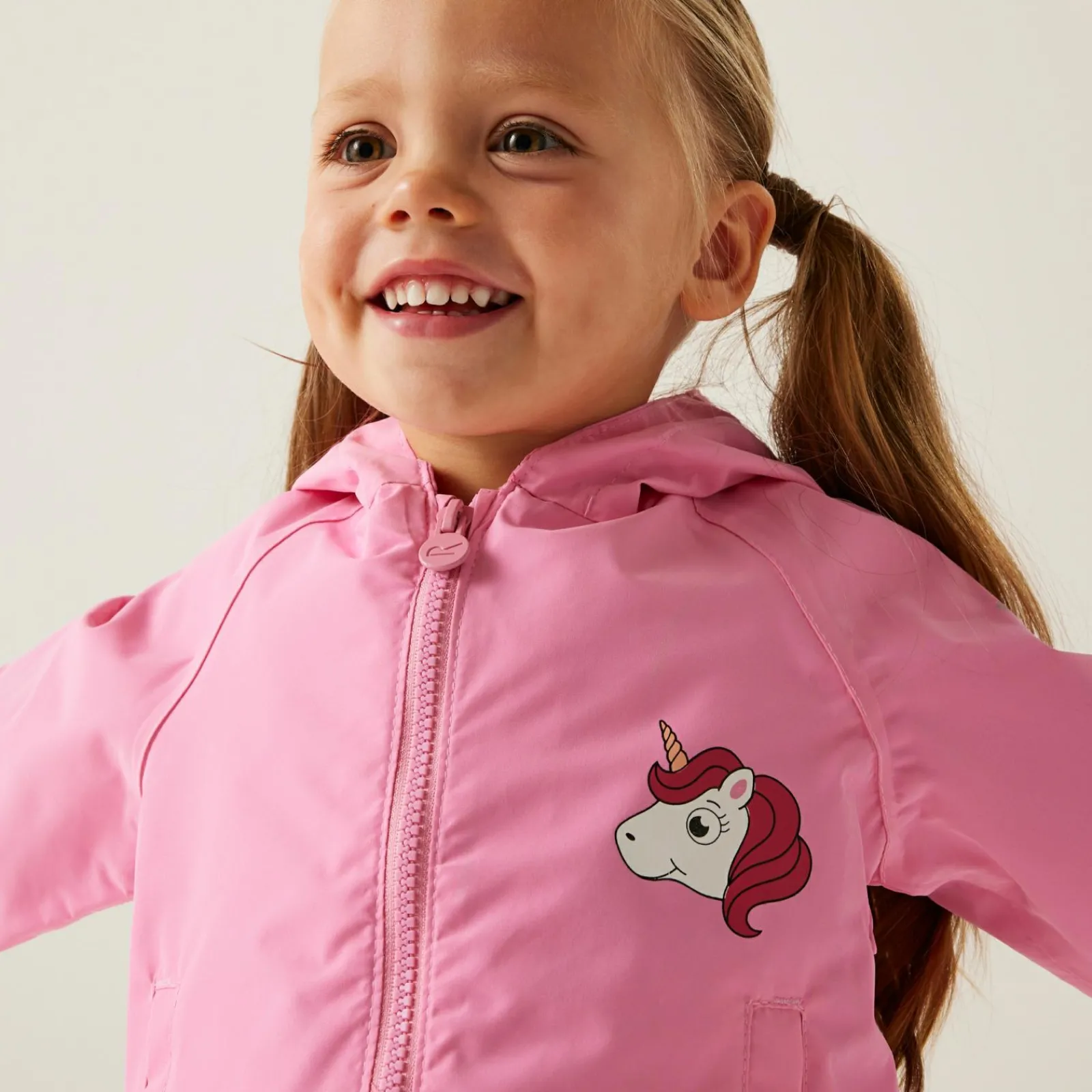 Regatta Veste à capuche Junior imperméable et légère avec imprimés animal |<Enfant Vêtements De Fille|Vestes Légères