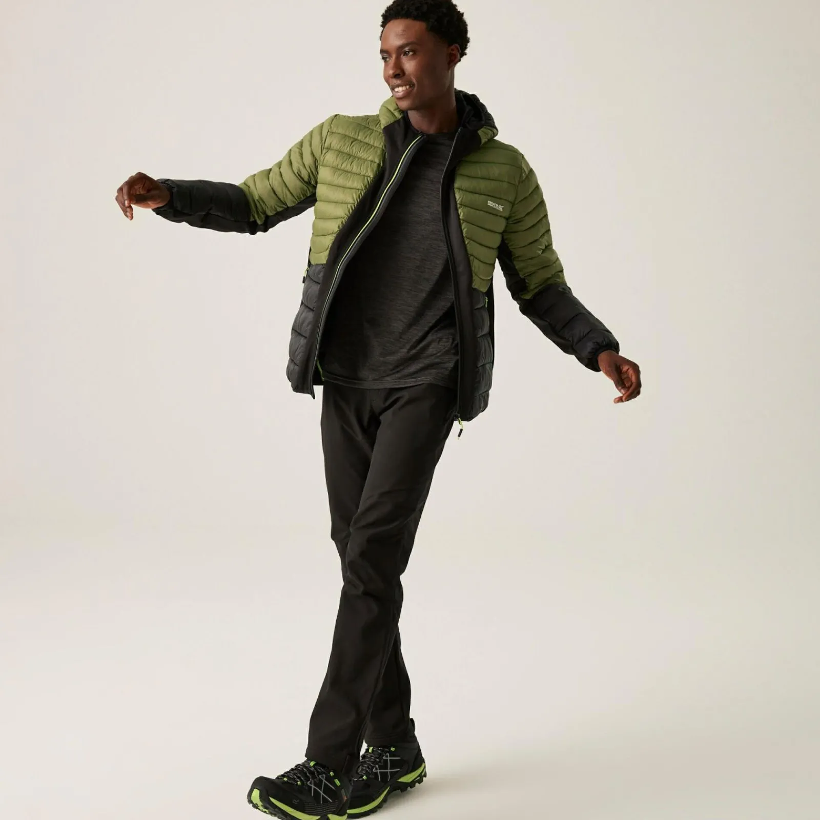 Regatta Veste à capuche Leedre Hybrid pour homme |<Homme Vestes Hybrides