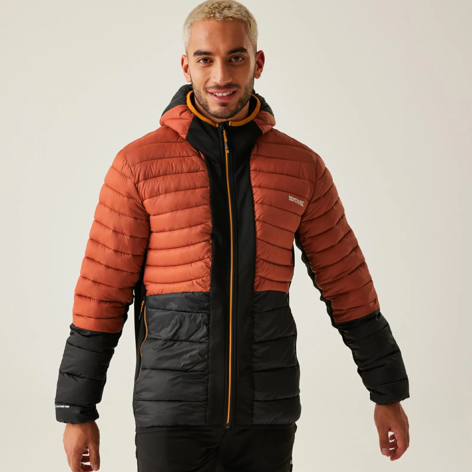 Regatta Veste à capuche Leedre Hybrid pour homme |<Homme Vestes Hybrides