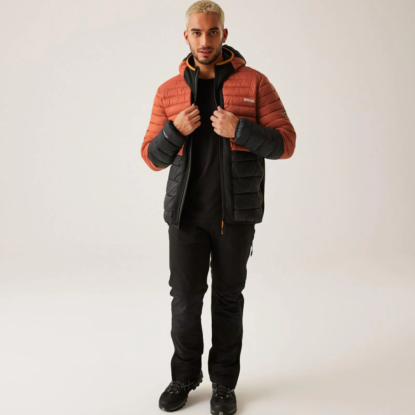 Regatta Veste à capuche Leedre Hybrid pour homme |<Homme Vestes Hybrides