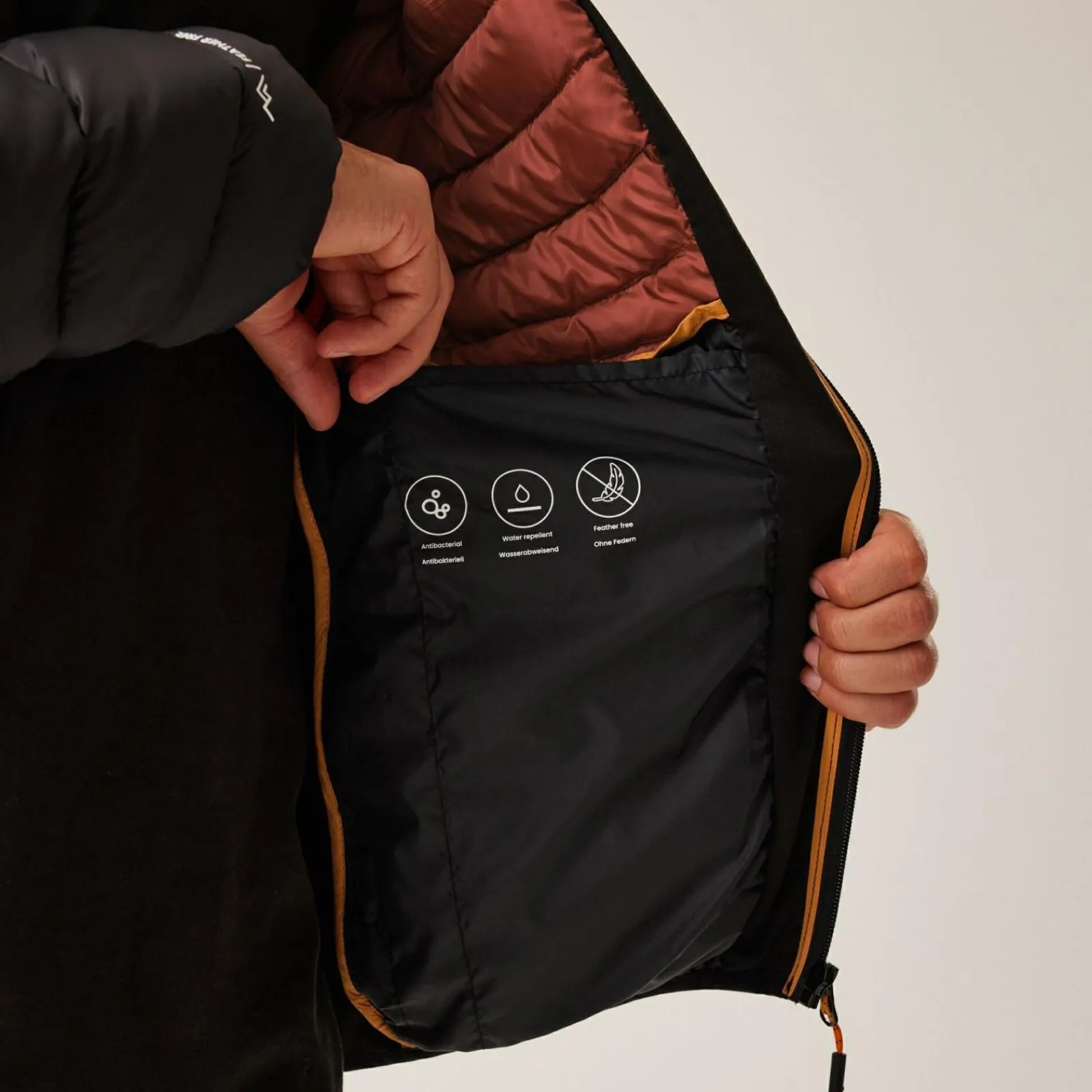 Regatta Veste à capuche Leedre Hybrid pour homme |<Homme Vestes Hybrides