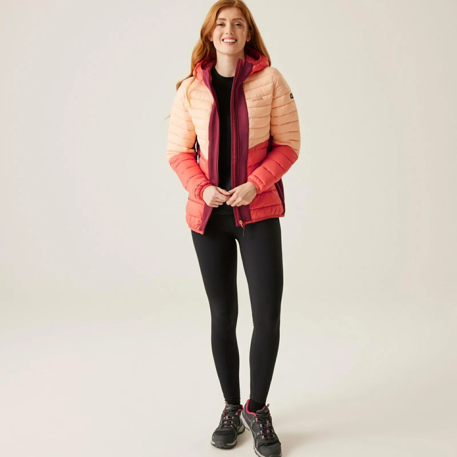 Regatta Veste à capuche Leedre Hybrid pour femme |<Femme Vestes Hybrides