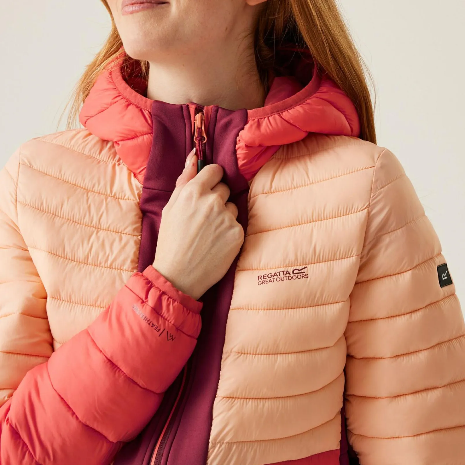 Regatta Veste à capuche Leedre Hybrid pour femme |<Femme Vestes Hybrides